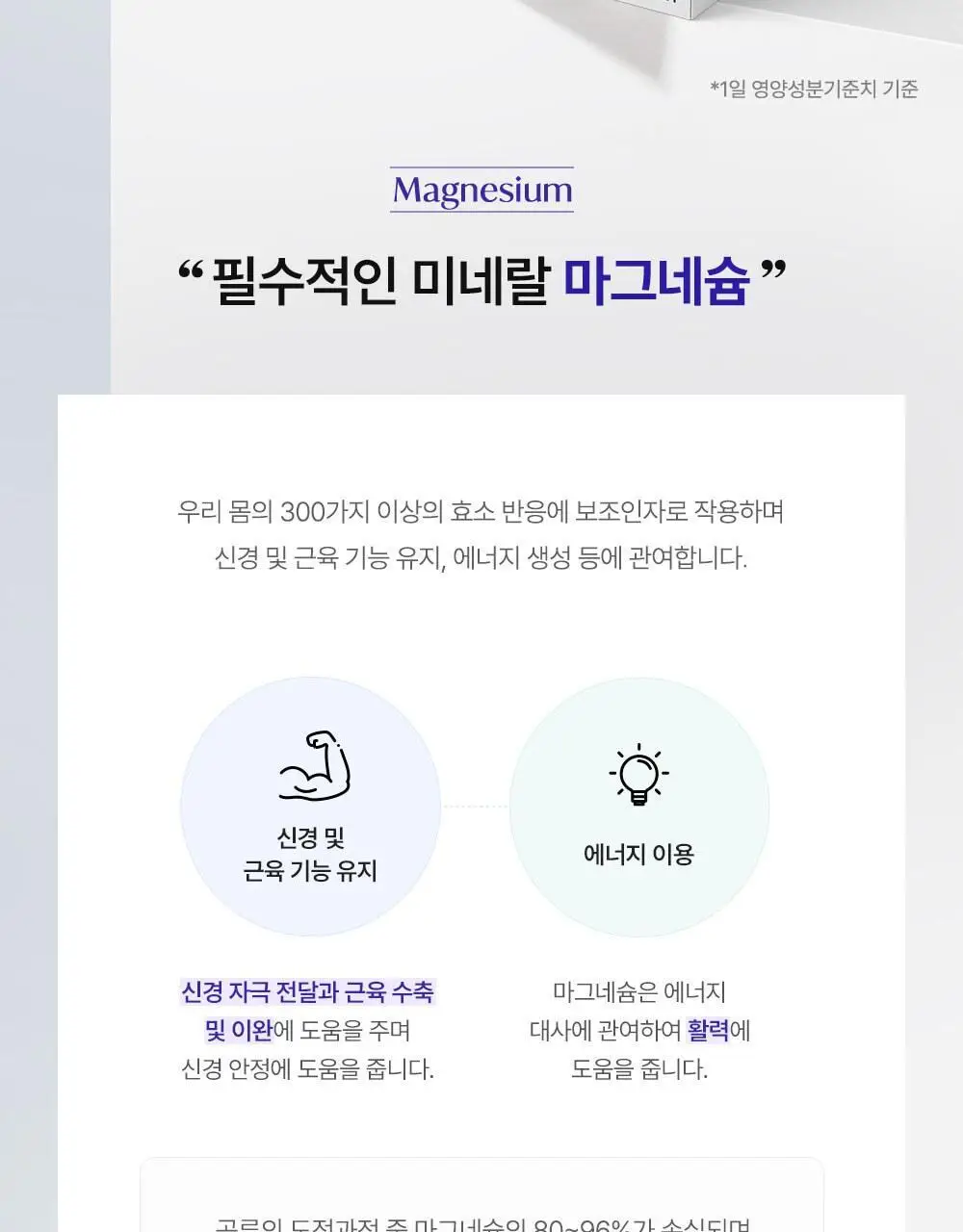 [설인아 PICK] 젠제네틱스 마그네슘 400mg 다이렉트 20포 (20일분) 상세페이지 5
